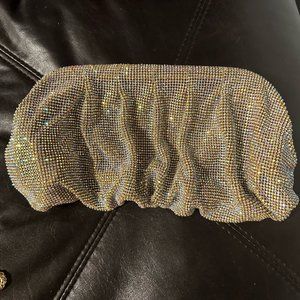 Gold crystal clutch Evening Bag